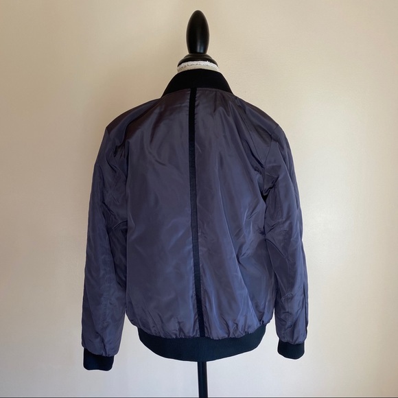 Michael Kors Charcoal Bomber Jacket - Picture 2 of 6